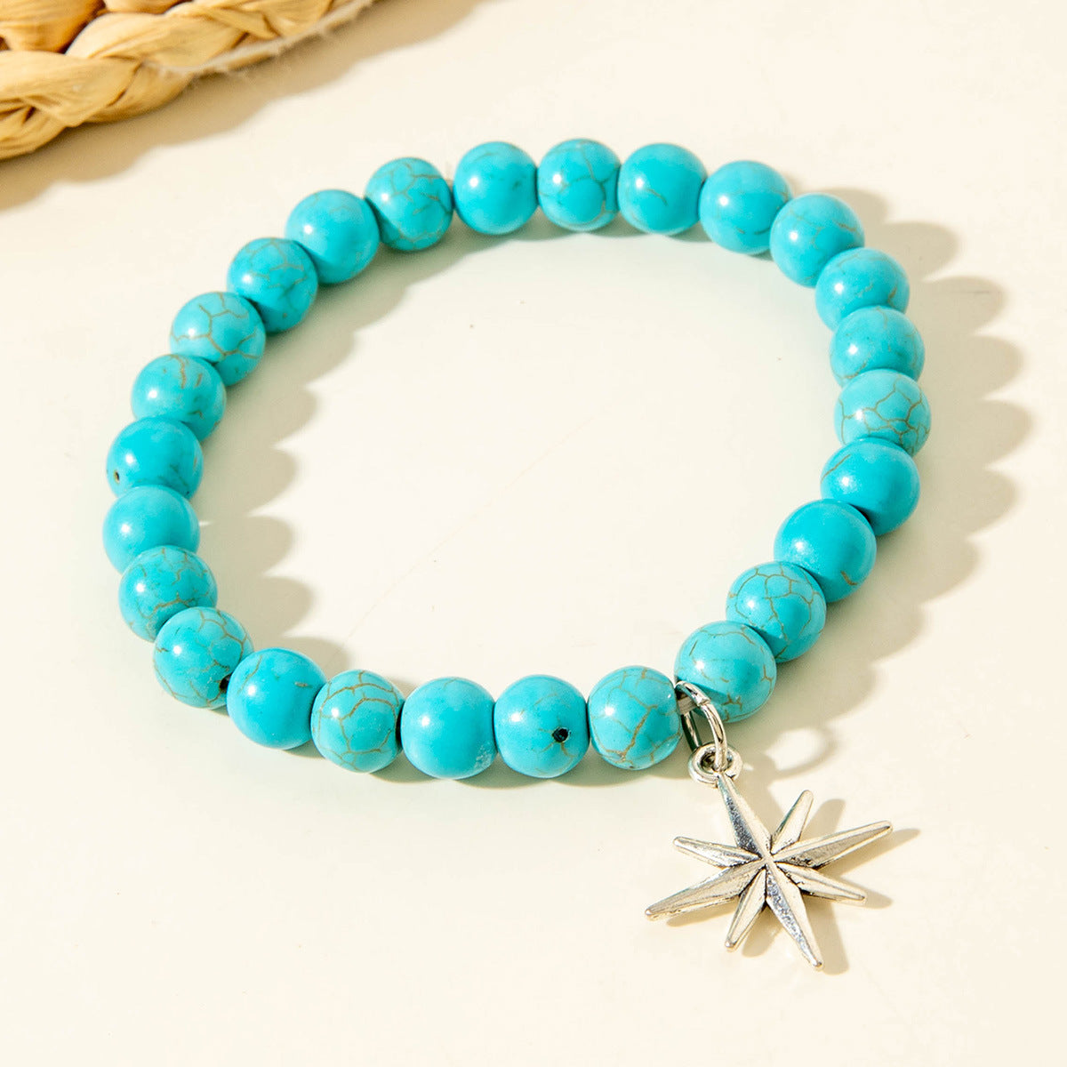 Wholesale Bohemian turquoise bracelet cross starfish turtle bracelet